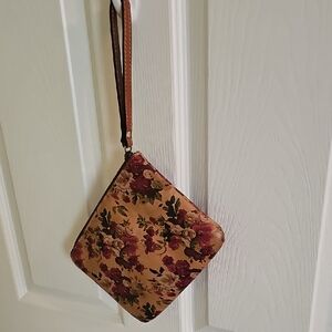 Floral Wristlet Clutch